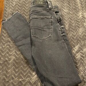American Eagle Outfitters Dark Gray Skinny Jeans